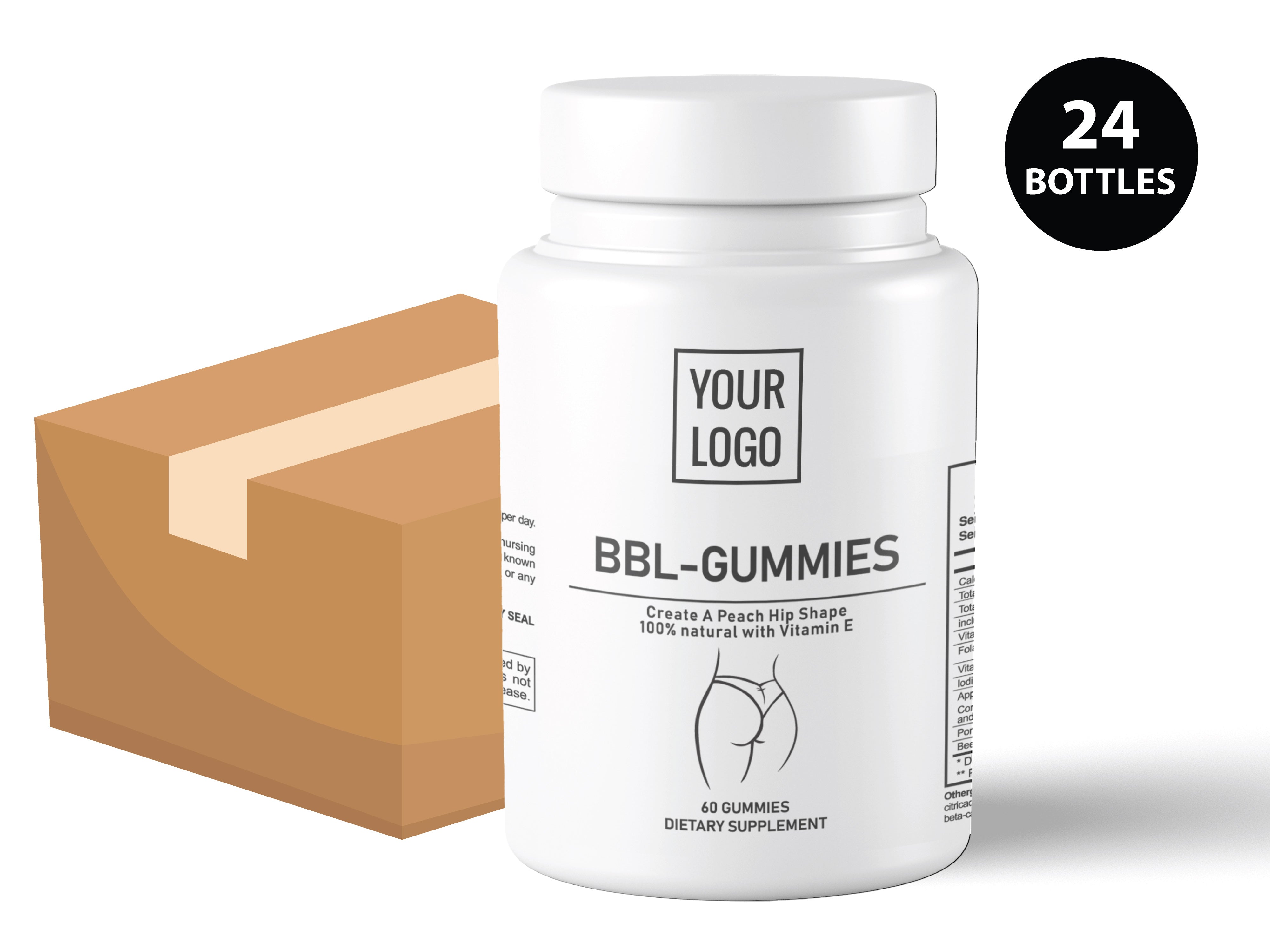 Bbl Breast Curve Gummies Case Of 24 – Unbranded Supplements