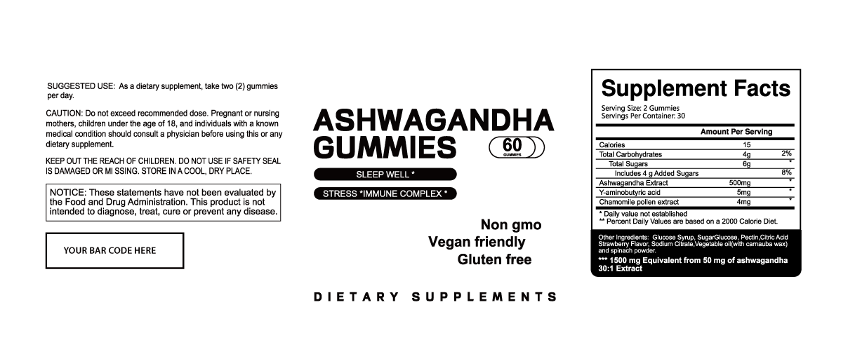 Ashwagandha Gummies Case Of 24