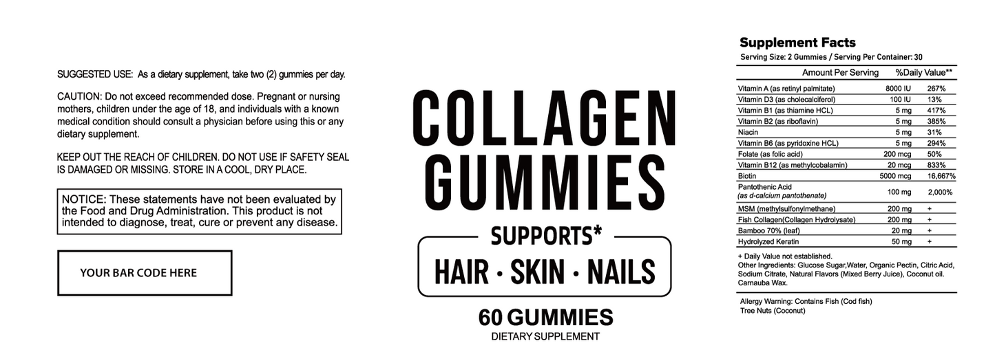 Collagen Gummies Case of 24