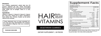 Hair Gummies Case of 24