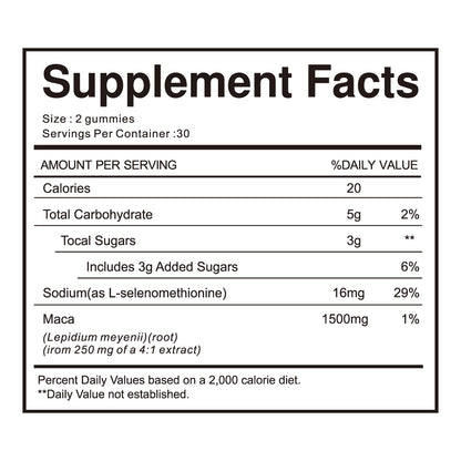 MACA Gummies Case Of 24