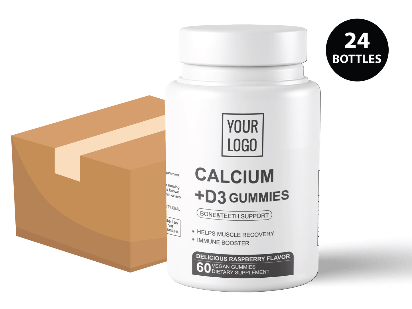 Calcium + D3 Gummies Case Of 24