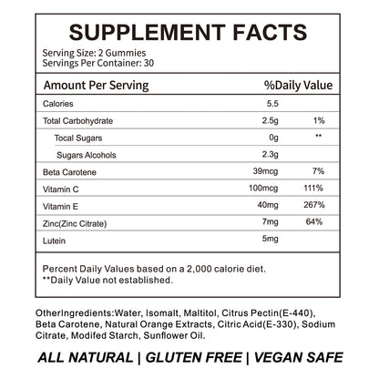 Lutein Vison Support Gummies Case Of 24