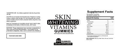 Skin Whitening Gummies Case Of 24